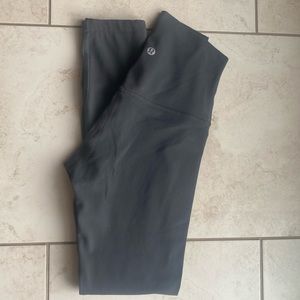 Lululemon Align high rise leggings - charcoal gray size 2